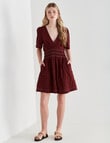 Mineral Ida Shirred Waist Dress, Cherry product photo View 03 S