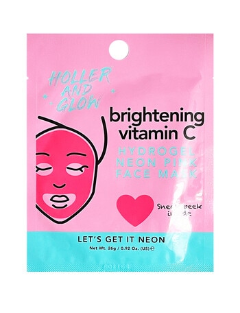 Holler and Glow Lets Get It Neon Face Mask product photo