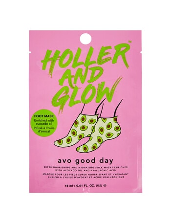 Holler and Glow Avo Good Day Foot Mask product photo