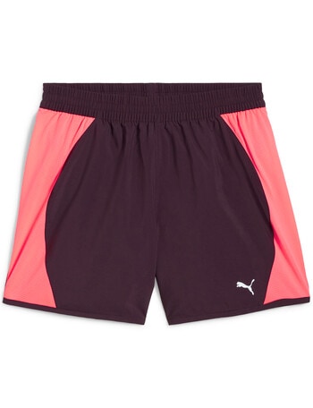 Puma Run Fav Velocity 5" Short, Midnight Plum-Sunset Glow product photo