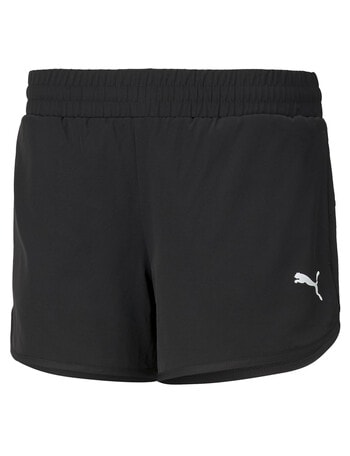Puma Active 4" Woven Shorts, Black product photo