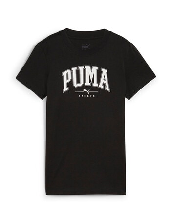 Puma Squad Graphic Tee, Black product photo
