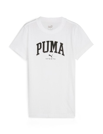Puma Squad Graphic Tee, White product photo