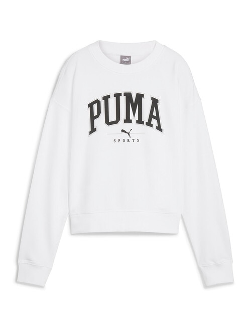 Puma Squad Crew Neck Sweatshirt,White product photo