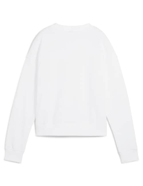 Puma Squad Crew Neck Sweatshirt,White product photo View 02 L