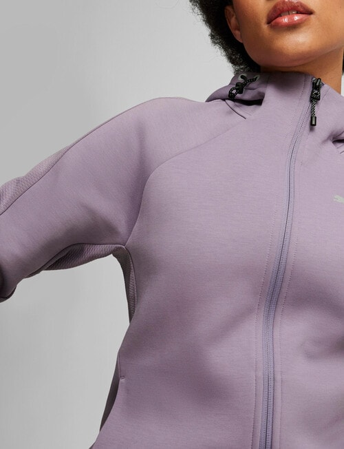 Puma Evostripe Full Zip Hoodie, Pale Plum product photo View 05 L