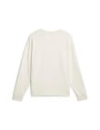 Puma Better Essentials Oversized Crew, White product photo View 02 S