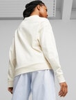 Puma Better Essentials Oversized Crew, White product photo View 05 S