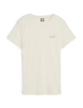 Puma Essential Elevated Crew Neck Tee, Alpine Snow product photo