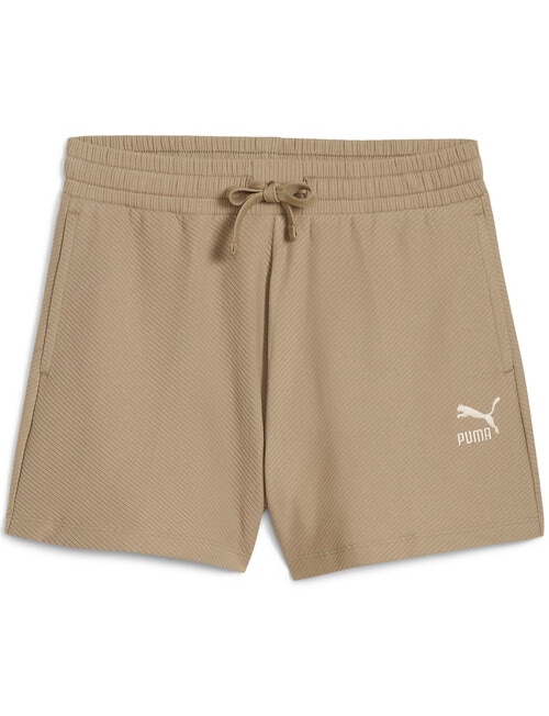 Puma Classics Ribbed A-Line Short, Oak Branch product photo