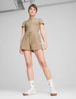 Puma Classics Ribbed A-Line Short, Oak Branch product photo View 07 S