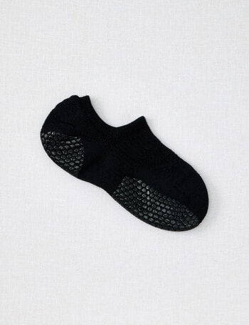 DS Socks Gripper Coolmax Liner Socks, Black product photo