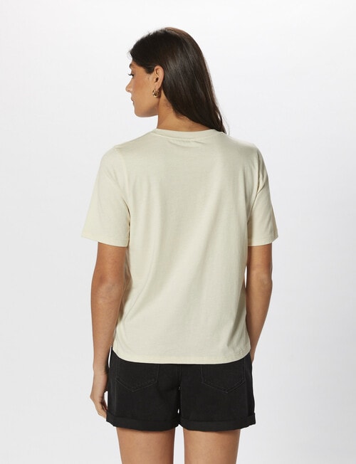 ONLY Harriet Short Sleeve Tee, Sunshine Birch product photo View 02 L