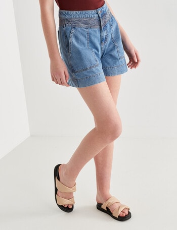 Mineral Ritchie Denim Shorts, Blue Wash product photo