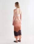 Mineral Milo Slip Print Dress, Brown product photo View 02 S