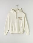 Switch Malibu Puff Print Oversized Hoodie, White product photo