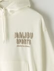 Switch Malibu Puff Print Oversized Hoodie, White product photo View 02 S