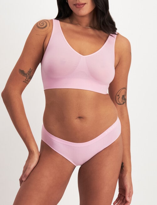 Bonds Seamless Comfy Crop Bra, Sugar Bomb, XS-3XL product photo View 04 L