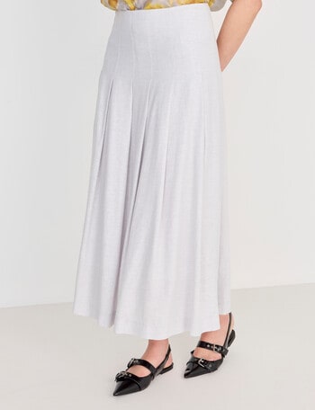 State of play Nord Linen Skirt, Silver product photo