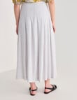 State of play Nord Linen Skirt, Silver product photo View 02 S