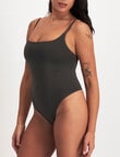 Bonds Bases Bodysuit, Dusted Black, 8-20 product photo View 02 S