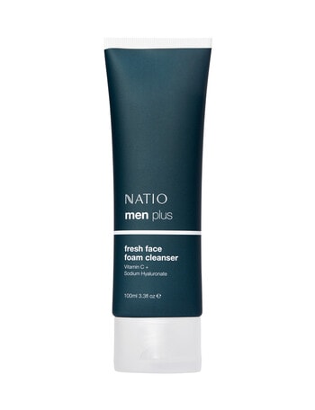 Natio Men Plus Fresh Face Foaming Cleanser, 100ml product photo