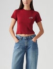 Levis Essential Archival Script Sporty Tee, Sun-Dried Tomato product photo