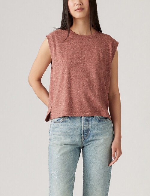 Levis Boxy Tank, Marsala Triblend product photo