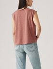 Levis Boxy Tank, Marsala Triblend product photo View 02 S