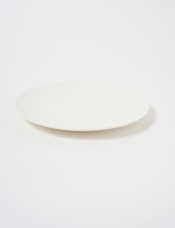 Alex Liddy Contemporary Coupe Dinner Plate, White, 27cm product photo