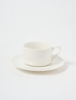 Alex Liddy Contemporary Cup & Saucer, White, 200ml product photo