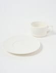 Alex Liddy Contemporary Cup & Saucer, White, 200ml product photo View 04 S