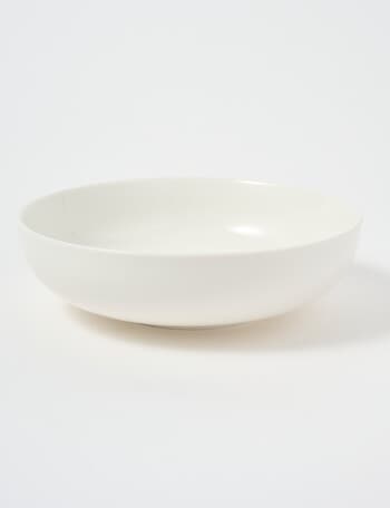 Alex Liddy Contemporary Coupe Pasta Bowl, White, 18.5cm product photo