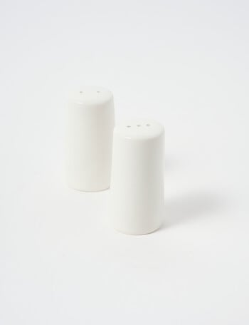 Alex Liddy Contemporary Salt & pepper Shaker Set, White product photo