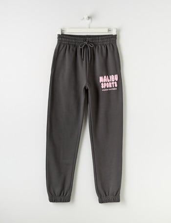 Switch Malibu Puff Print Trackpant, Charcoal product photo