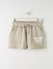 Switch Malibu Puff Print Fleece Short, Stone product photo