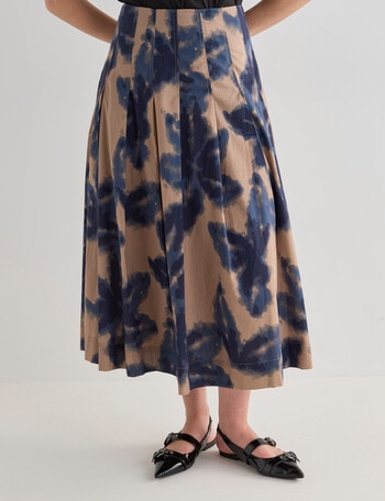 State of play Zola Midi Skirt, Belamy Print product photo