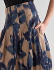 State of play Zola Midi Skirt, Belamy Print product photo View 04 S