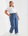 Studio Curve Chambray Pant, Chambray product photo View 03 S