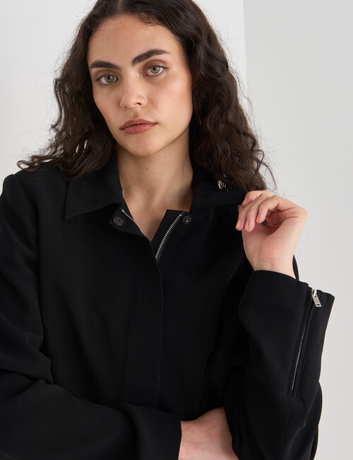 State of play Bernie Cropped Blazer, Black product photo