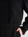 State of play Bernie Cropped Blazer, Black product photo View 06 S