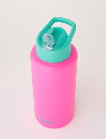 Smash Hydrate Stainless Steel DW Sipper Pink & Green, 1L product photo