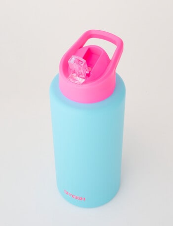 Smash Hydrate Stainless Steel DW Sipper, Blue & Pink, 1L product photo