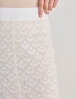 State of play Otis Lace Knit Skirt, Ivory product photo View 04 S