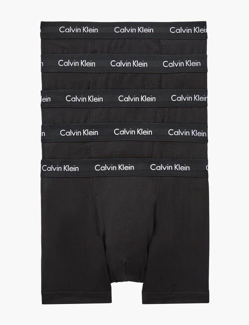 Calvin Klein Cotton Stretch Trunk, 5-Pack, Black product photo