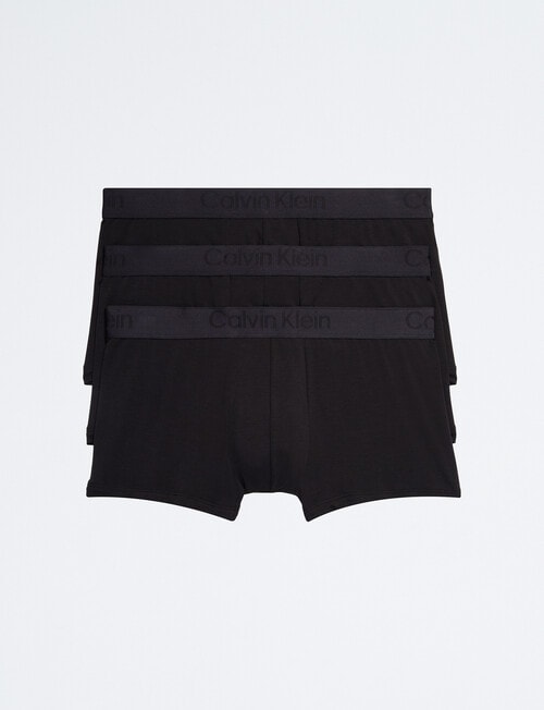 Calvin Klein Low Rise Trunk 3-Pack, Black product photo