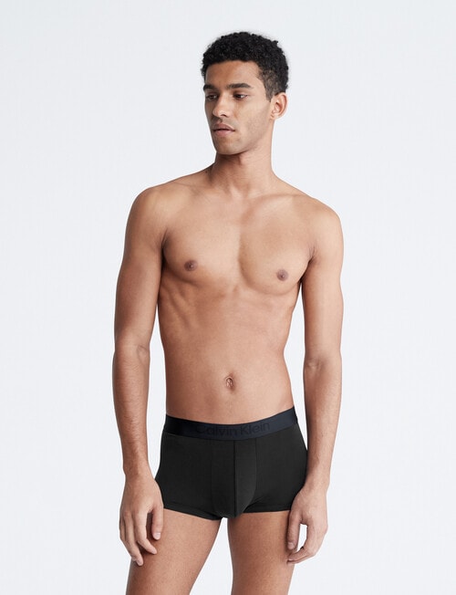 Calvin Klein Low Rise Trunk 3-Pack, Black product photo View 02 L