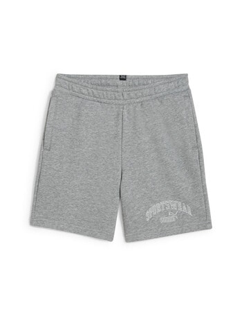Puma Logo Shorts, Medium Grey product photo