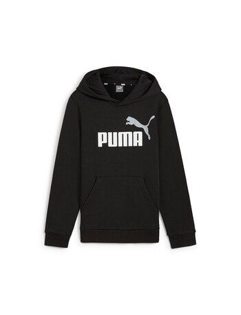 Puma 2-Colour Logo Hoodie, Black product photo