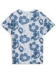 Puma Class Act All Over Print Short Sleeve Tee, Silver product photo View 02 S